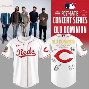Cincinnati Reds x Old Dominion How Good Is That World Tour Signature Baseball Jersey