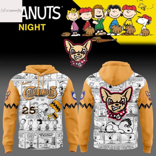 El Paso Chihuahuas 75th Anniversary Of Peanuts Hoodie