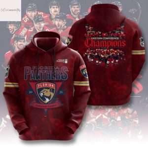 Florida Panthers 2025 Playoffs Stanley Cup Eastern Conference Hoodie