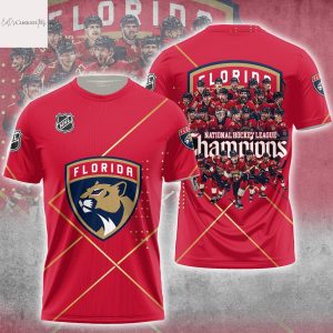 Florida Panthers National Hockey League 3D T-Shirt