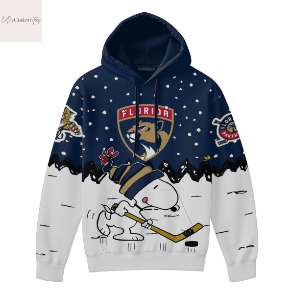 Florida Panthers Peanuts Time To Hunt Hoodie