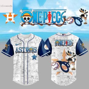 Houston Astros One Piece Night Game Baseball Design Jersey