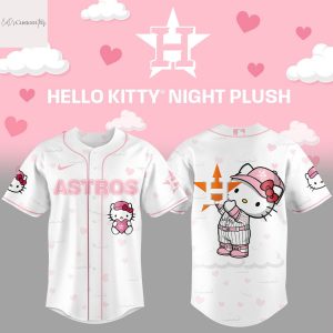 Houston Astros x Hello Kitty Baseball Design Jersey