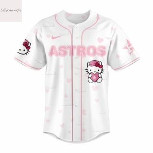 Houston Astros x Hello Kitty Baseball Design Jersey