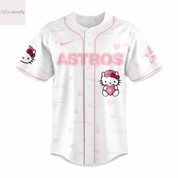 Houston Astros x Hello Kitty Baseball Design Jersey