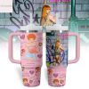 Eminem Hi My Name Is Slim Shady Design Tumbler With Handle And Straw