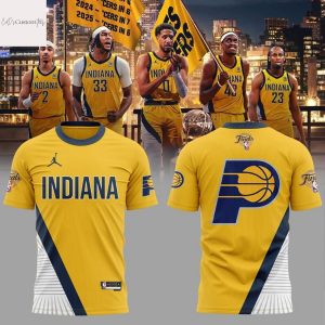 Indiana Pacers 2025 Finals Champions 3D T-Shirt
