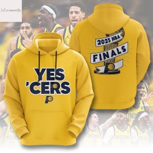 Indiana Pacers 2025 NBA Finals Yes Cers Hoodie