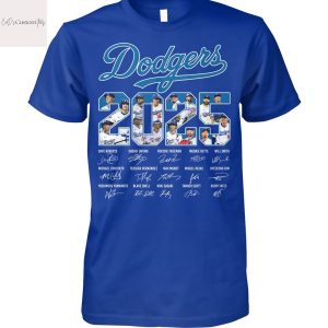 Los Angeles Dodgers 2025 Signature Unisex T-Shirt