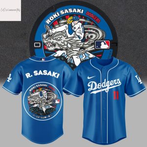 Los Angeles Dodgers Japan Rising Stars Roki Sasaki Baseball Jersey