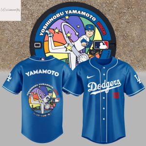 Los Angeles Dodgers Japan Rising Stars Yoshinobu Yamamoto Baseball Jersey