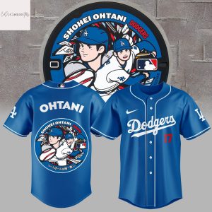 Los Angeles Dodgers MLB Japan Rising Stars Shohei Ohtani  Baseball Jersey