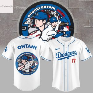 Los Angeles Dodgers MLB Japan Rising Stars Shohei Ohtani  Baseball Jersey – White
