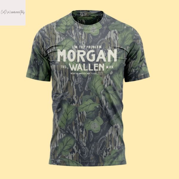 Morgan Wallen x Houston Texans Im The Problem Tour 2025 3D T-Shirt
