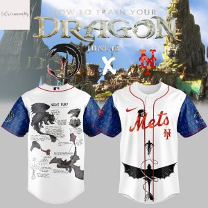 New York Mets How To Train Your Dragon Baseball Jersey