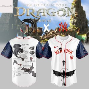 New York Yankees How To Train Your Dragon Baseball Jersey