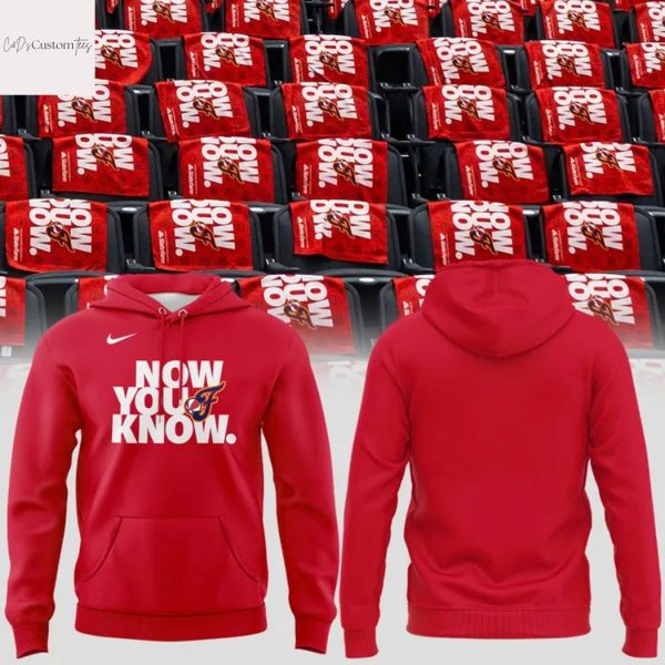 Now You Know Indiana Fever Red Hoodie