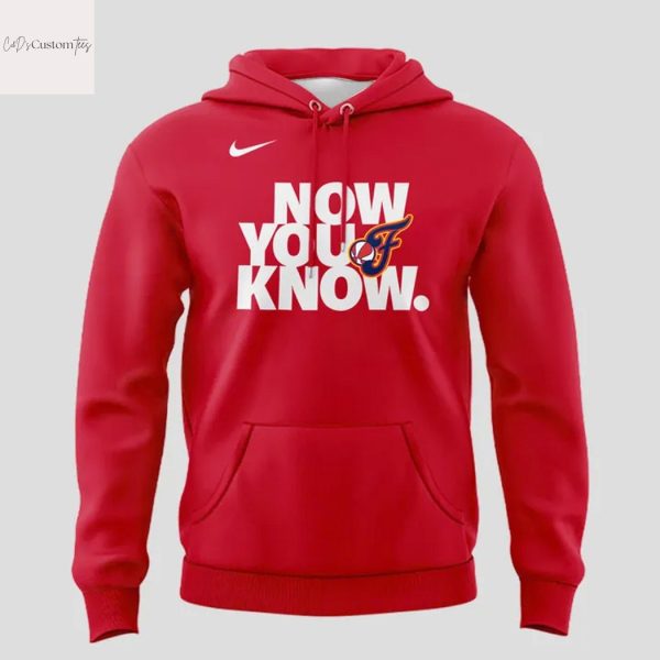 Now You Know Indiana Fever Red Hoodie