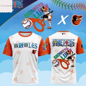 One Piece Night With The Baltimore Orioles 3D T-Shirt
