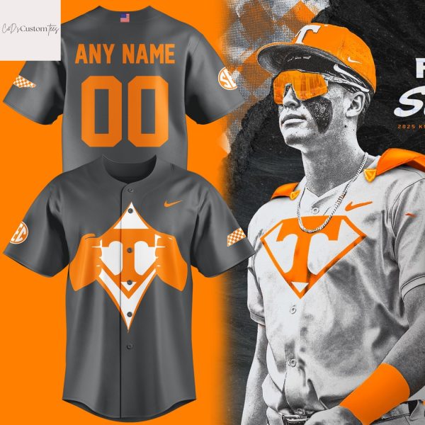 Personalized Tennessee Volunteers 2025 Baseball Jersey