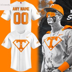 Personalized Tennessee Volunteers 2025 Baseball Jersey – White