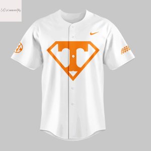Personalized Tennessee Volunteers 2025 Baseball Jersey – White