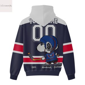 Personalized Washington Capitals x Peanuts Hoodie