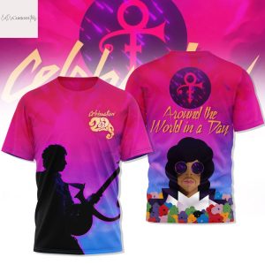Prince Around The World In A Day 3D T-Shirt