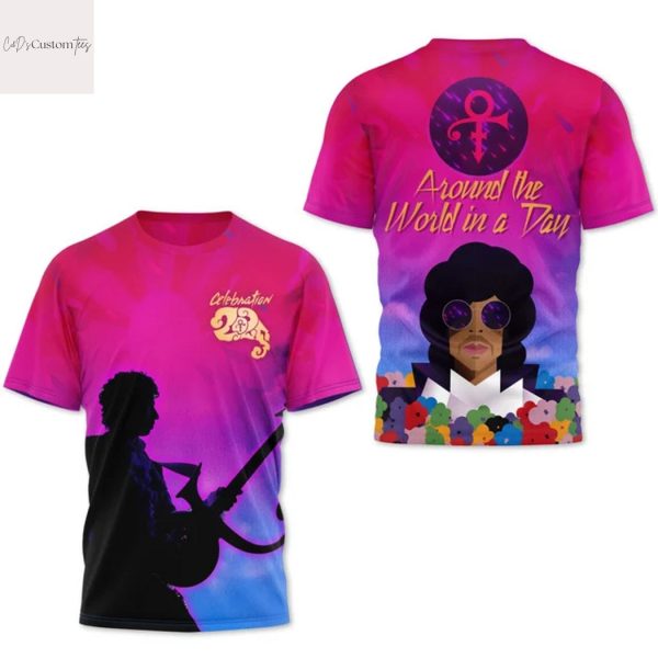 Prince Around The World In A Day 3D T-Shirt