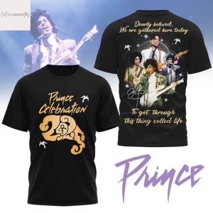 Prince – Dearly Beloved We Are Gathered Here Today To Get Through This Thing Called Life Signature 3D T-Shirt