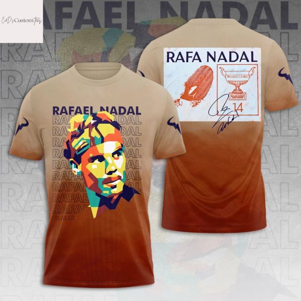 Rafa Nadal Signature 3D T-Shirt