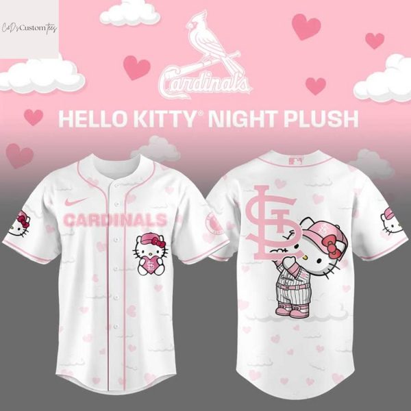 St. Louis Cardinals Love Kitty Pink Baseball Jersey