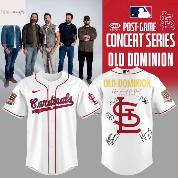 St. Louis Cardinals x Old Dominion How Good Is That World Tour Signature Baseball Jersey