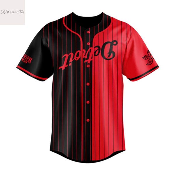Stranger Things x Detroit Tigers Baseball Jersey