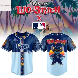 Tampa Bay Rays Lilo & Stitch Baseball Jersey