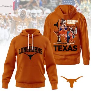 Texas Longhorns 2025 Womens Softball National Champions Hook Em Hoodie