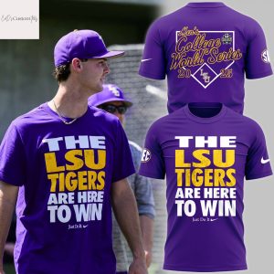 The LSU Tigers Are Here To Win 3D T-Shirt
