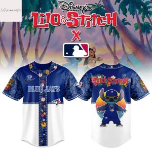 Toronto Blue Jays Lilo & Stitch Baseball Jersey
