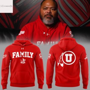 Utah Utes Family 2025 Red Hoodie