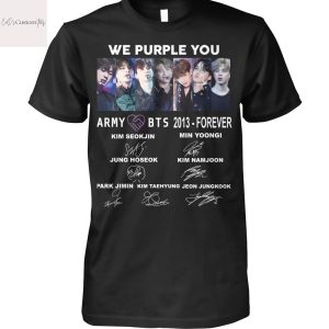 We Purple You Army x BTS 2013 – Forever Signature Unisex T-Shirt