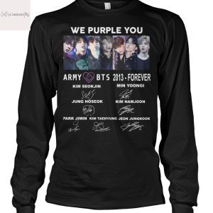 We Purple You Army x BTS 2013 – Forever Signature Unisex T-Shirt