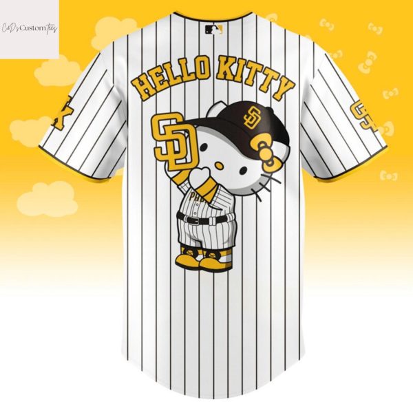 2025 San Diego Padres x Hello Kitty Design Baseball Jersey