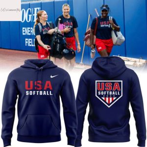 2025 USA Softball Blue Hoodie