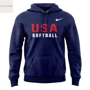 2025 USA Softball Blue Hoodie