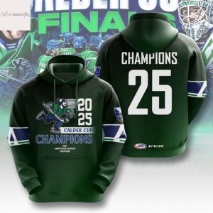 Abbotsford Canucks 2025 Calder Cup Champions Hoodie
