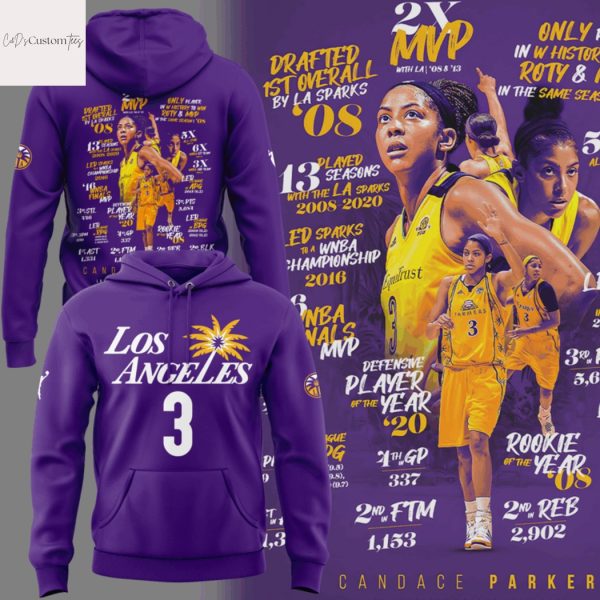 Candace Parker Los Angeles Sparks 2X MVP Hoodie
