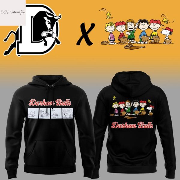 Durham Bulls x Peanuts Black Hoodie