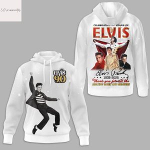 Elvis Presley 1935-2025 Thank You For All The Amazing Music And Memories Hoodie