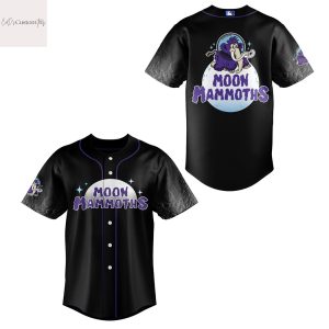 Erie SeaWolves BR Moon Mammoths Baseball Jersey
