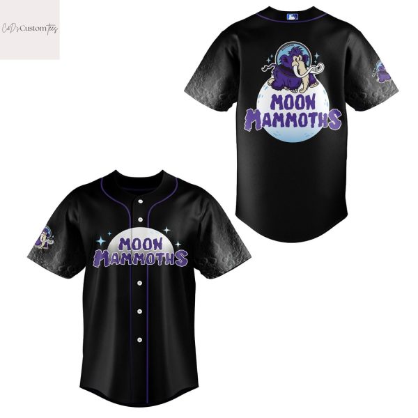 Erie SeaWolves BR Moon Mammoths Baseball Jersey